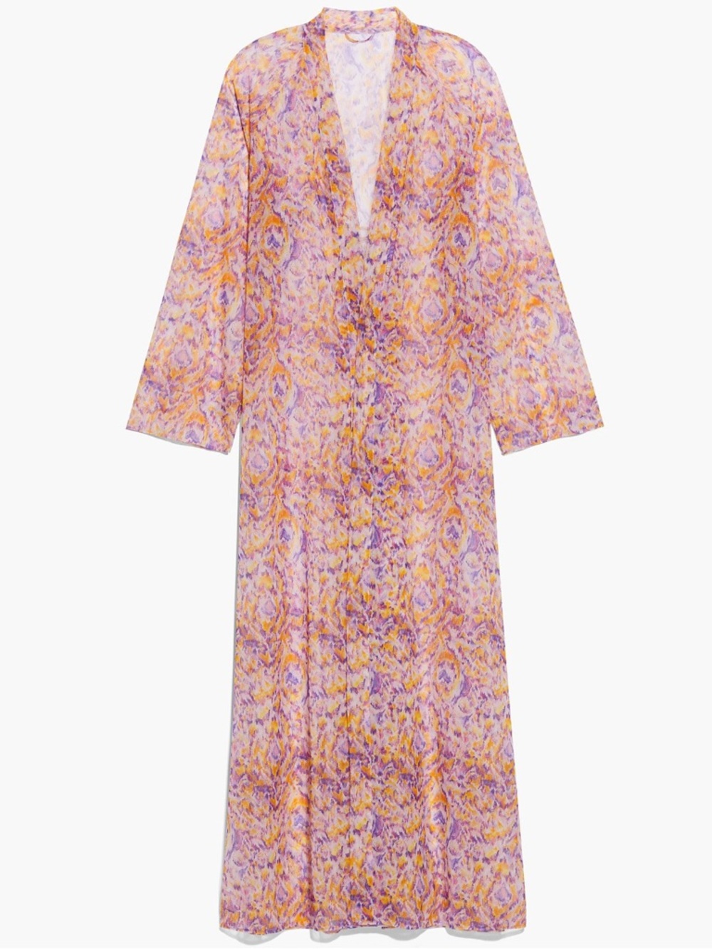 Savage X Fenty Sheer Floral Kimono Cover-up Robe size XS/S
